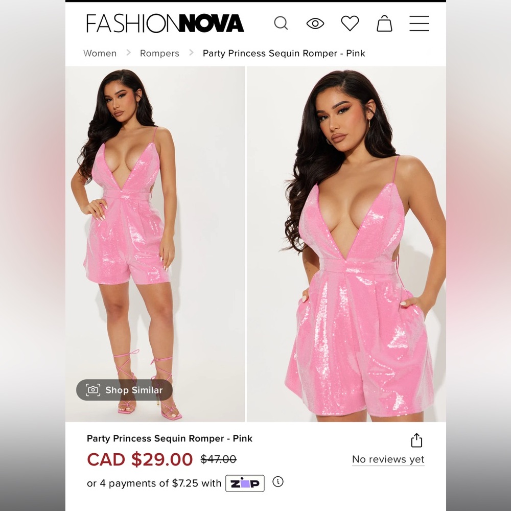 Fashion Nova Romper BRAND NEW